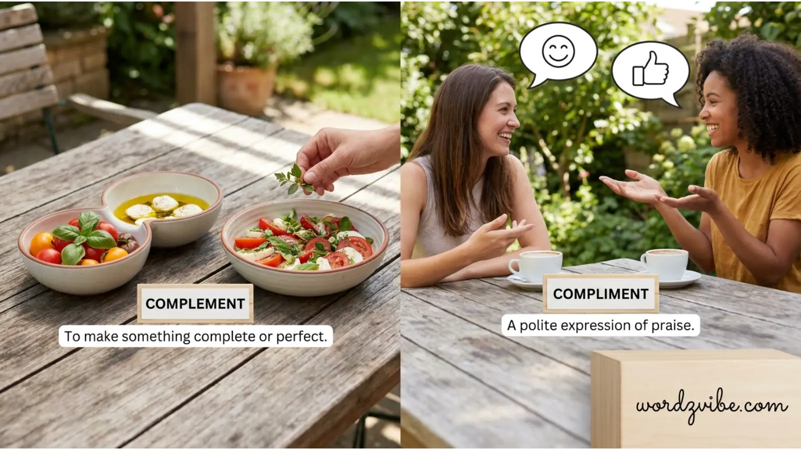 Complement vs Compliment Difference in Real Communication