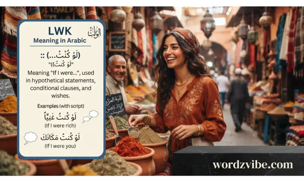 LWK Meaning in Arabic