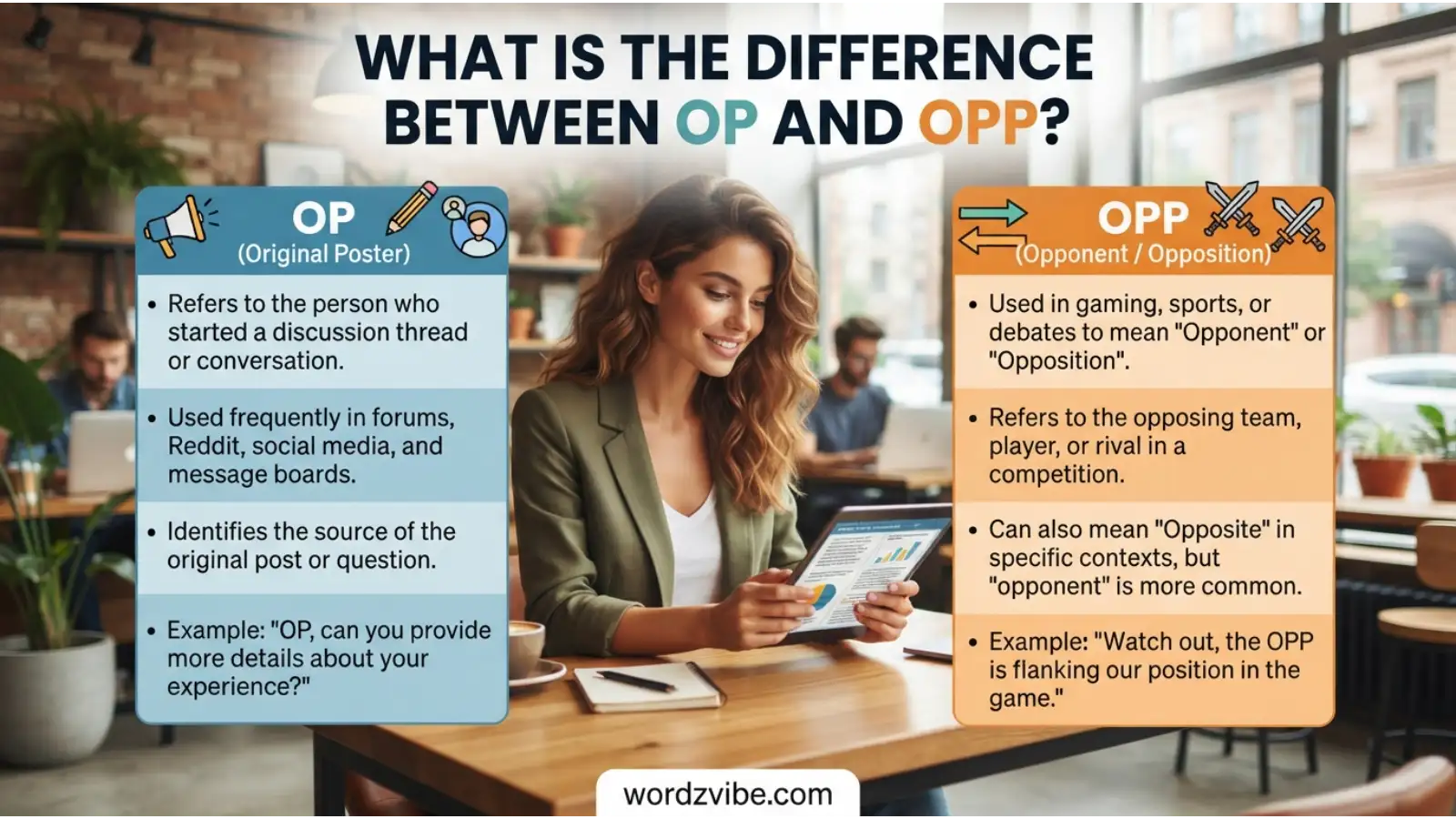 What Is the Difference Between OP and Opp?