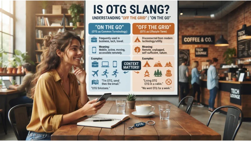 Is OTG Slang?