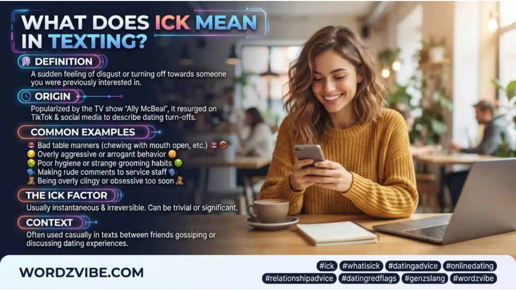 What Does Ick Mean in Texting?