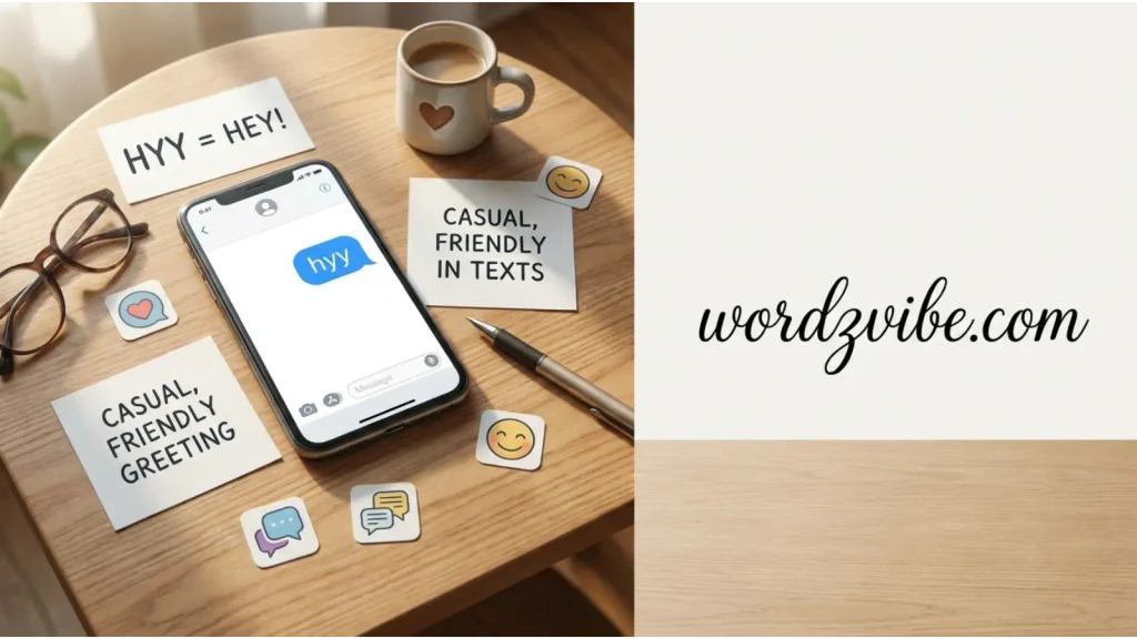 Hyy Meaning in Text and Its Tone