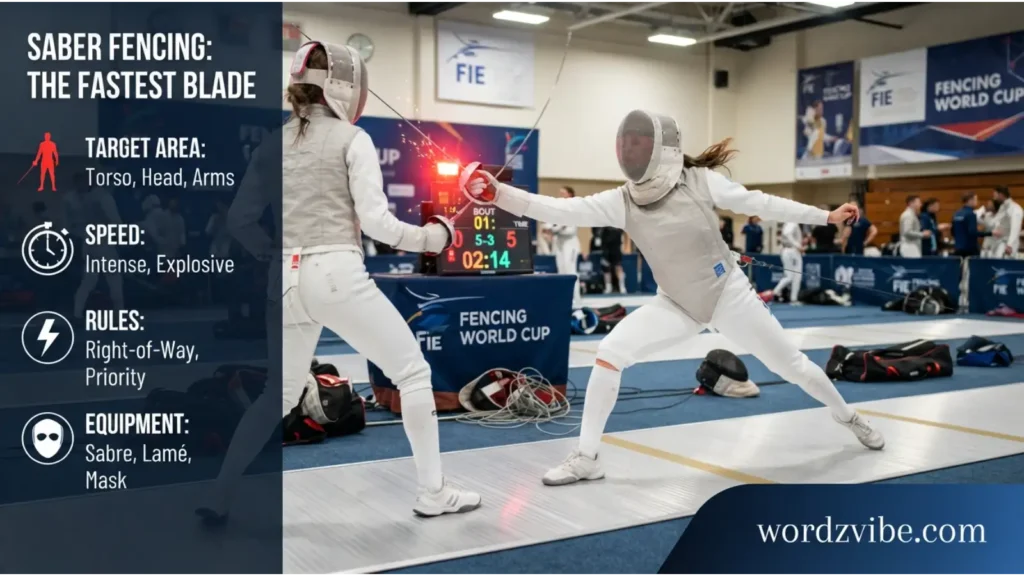Saber Or Sabre in Fencing