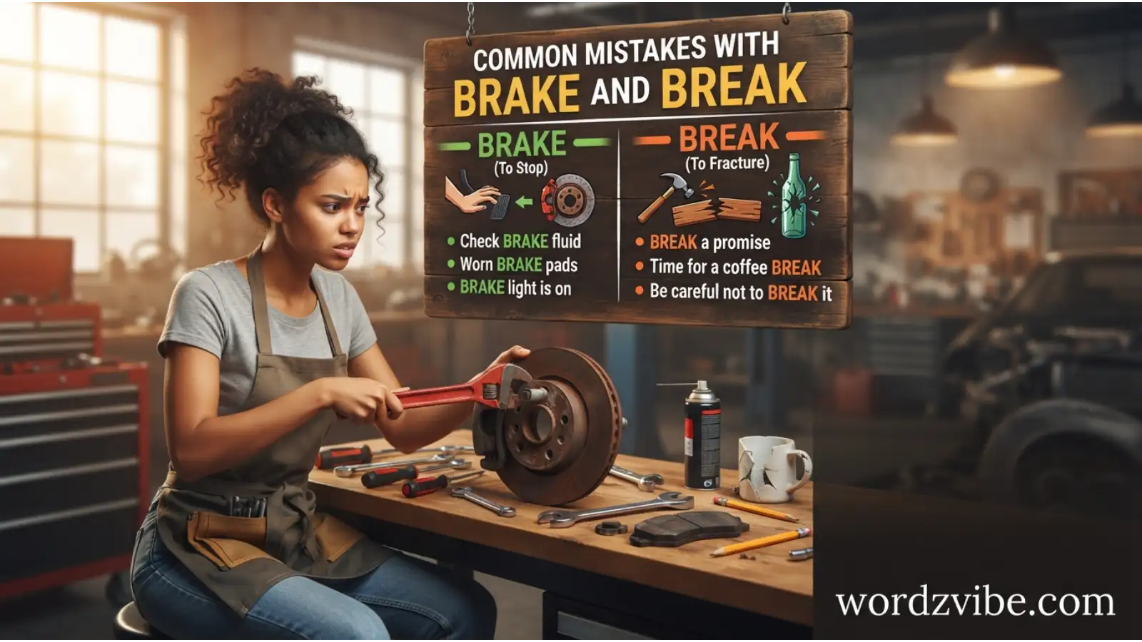 Common Mistakes With Brake and Break