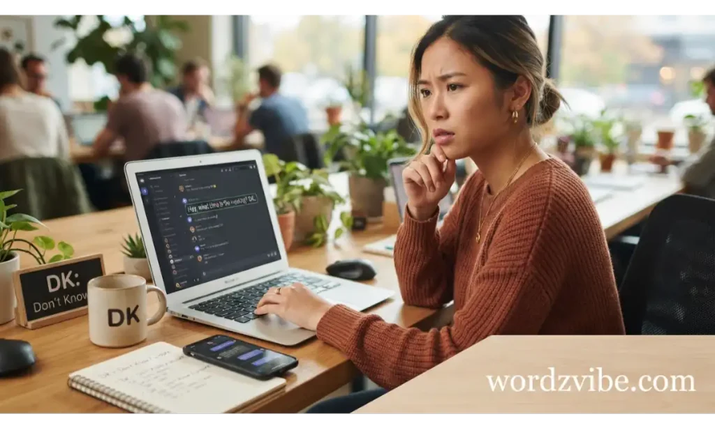 What Does DK Mean in Text?
