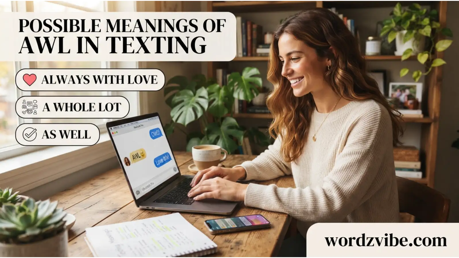 Possible Meanings of AWL in Texting