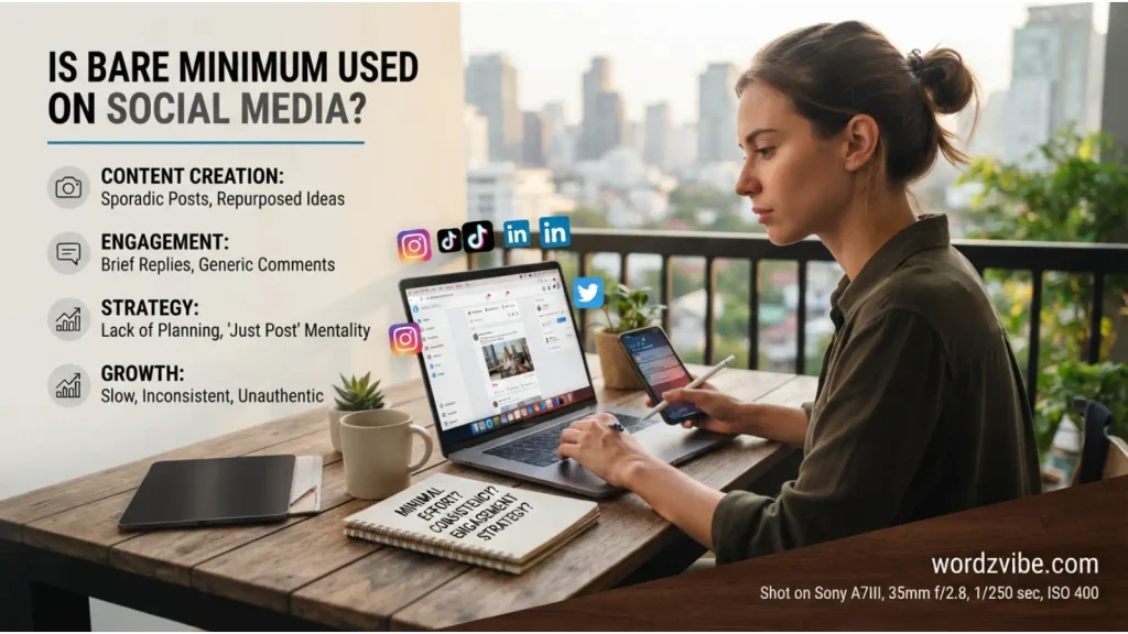Is Bare Minimum Used on Social Media?