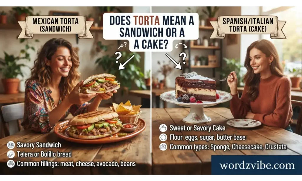 Does Torta Mean a Sandwich or a Cake?