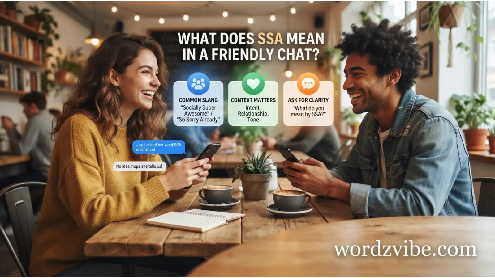 What Does SSA Mean in a Friendly Chat?