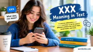 xxx meaning in text