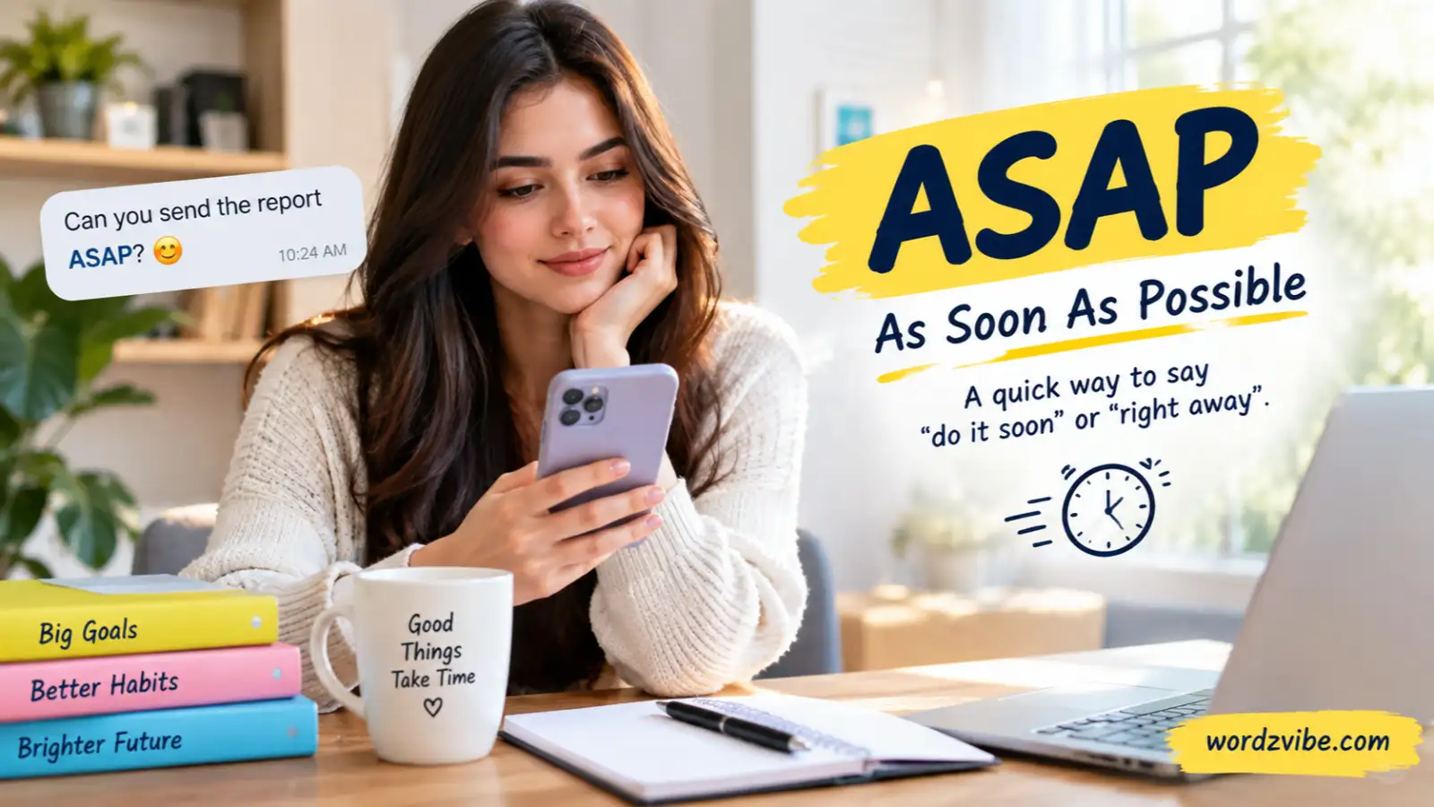 ASAP meaning in text