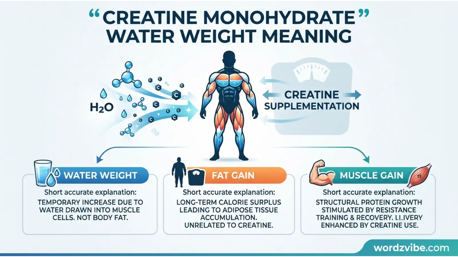 Creatine Monohydrate Water Weight Meaning