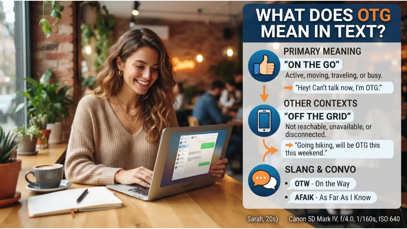 otg meaning in text