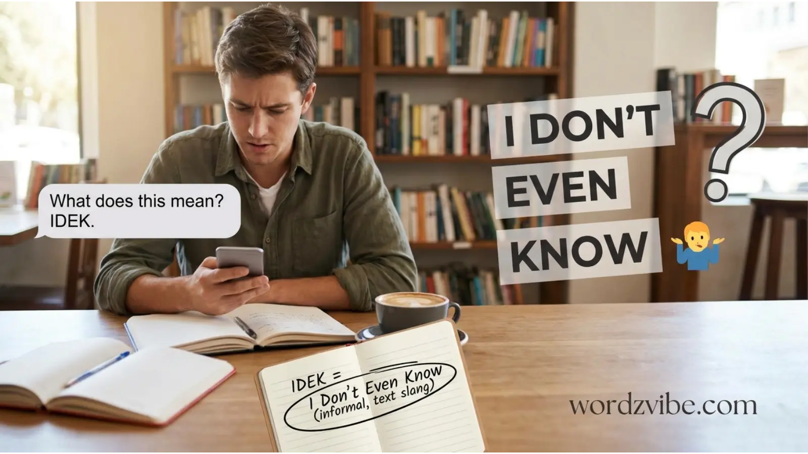 IDEK Meaning in Text