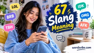 67 Slang Meaning