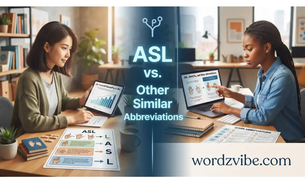 ASL vs. Other Similar Abbreviations