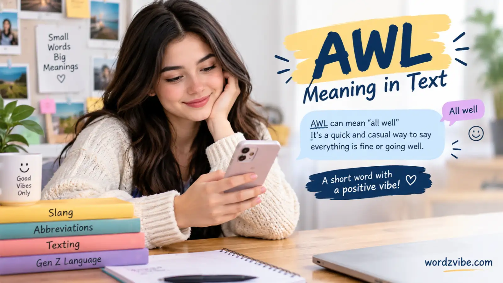 awl meaning in text