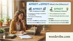 Affect vs Effect