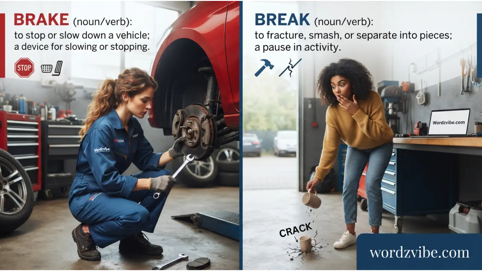 Brake vs Break