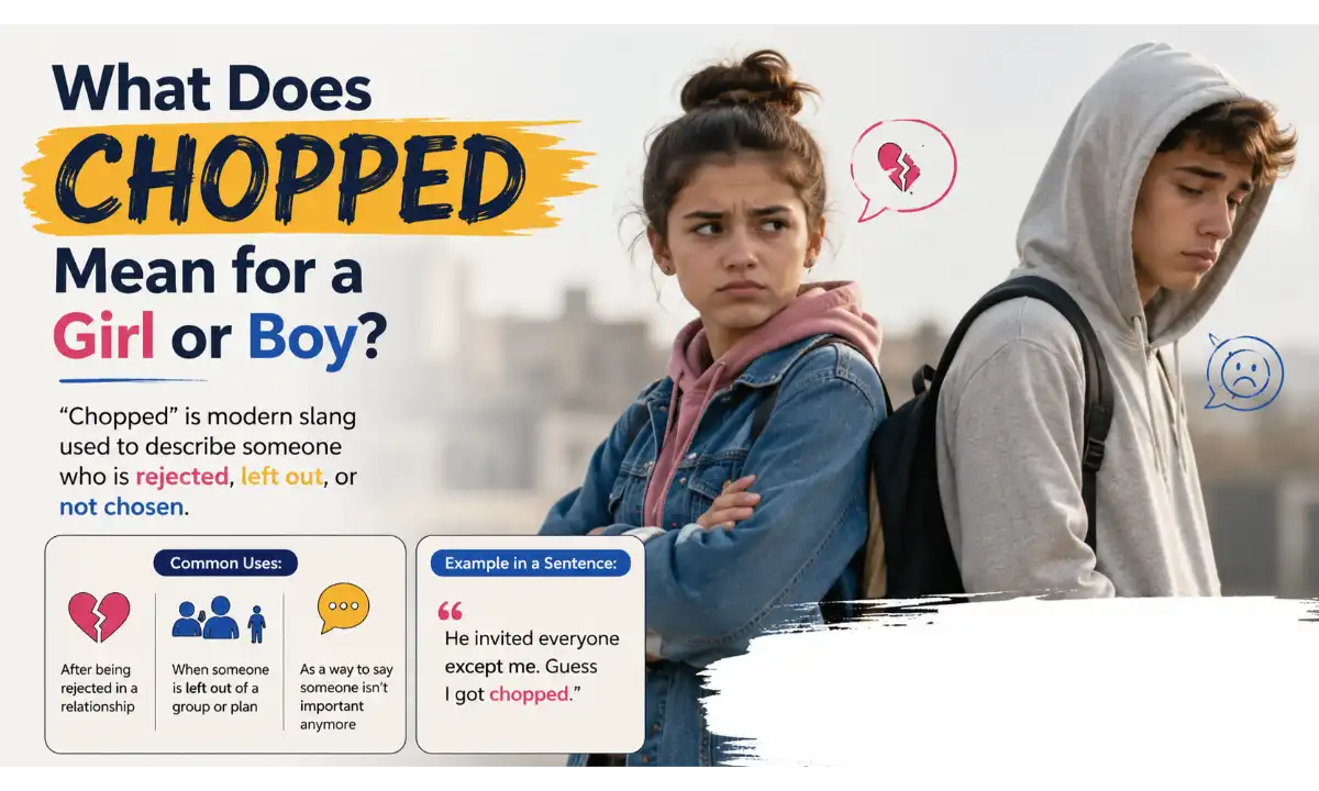 What Does Chopped Mean for a Girl or Boy?