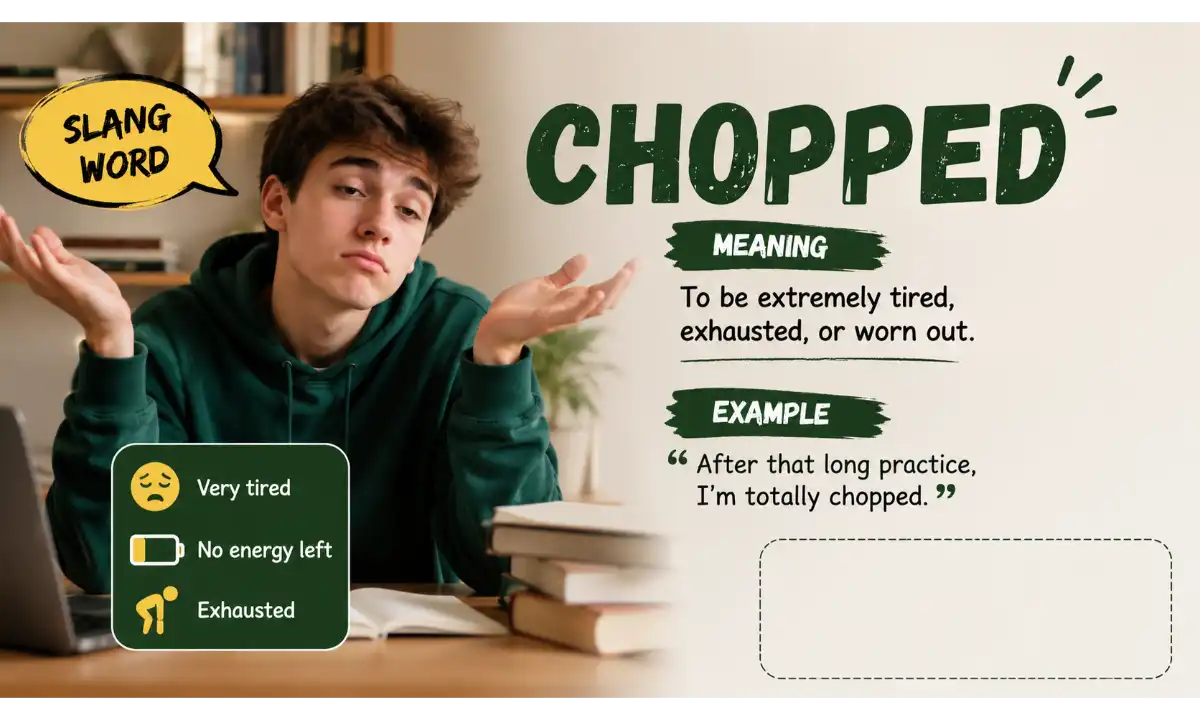 Chopped Slang Meaning: What It Means for a Girl, and on TikTok ...