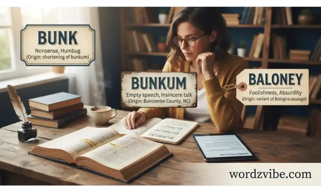 What Is the Difference Between Bunk, Bunkum, and Baloney?