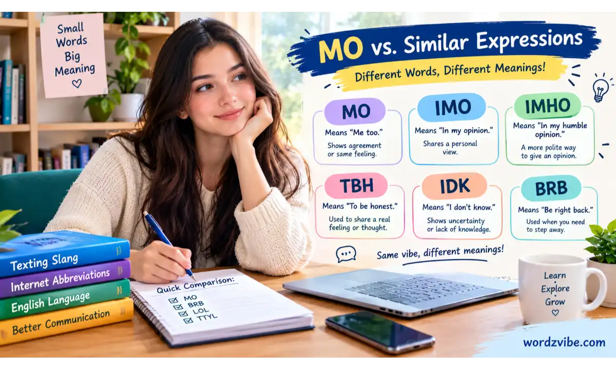 MO vs. Similar Expressions