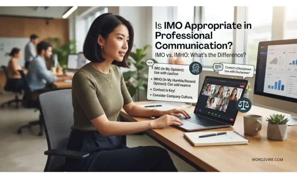 Is IMO Appropriate in Professional Communication?