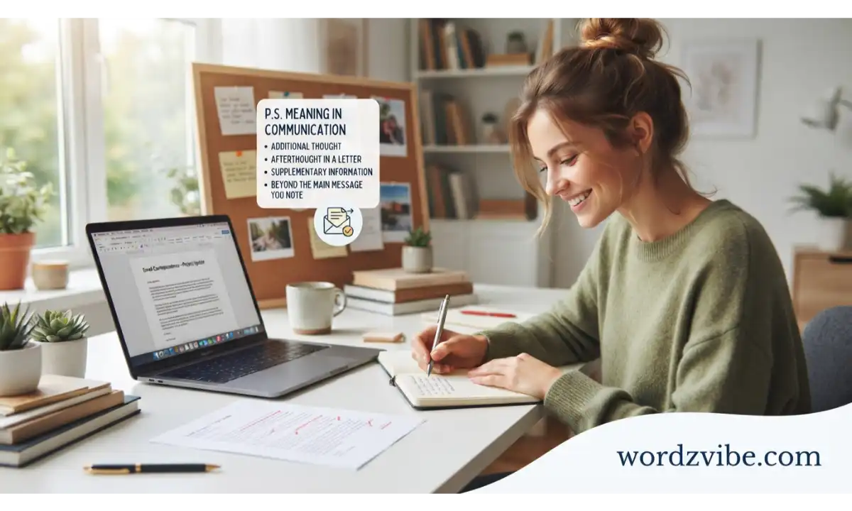 ps meaning in text