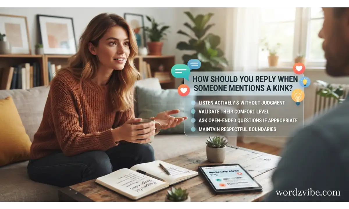 How Should You Reply When Someone Mentions a Kink?