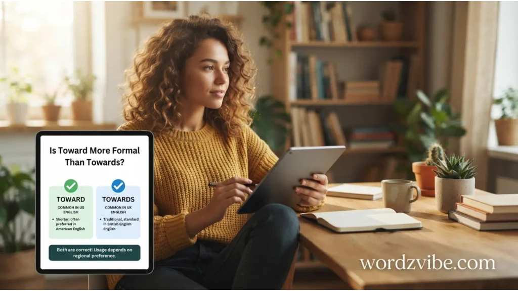 Is Toward More Formal Than Towards?