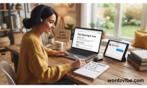 wyo Meaning in Text