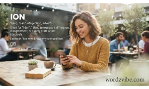 ion meaning in text