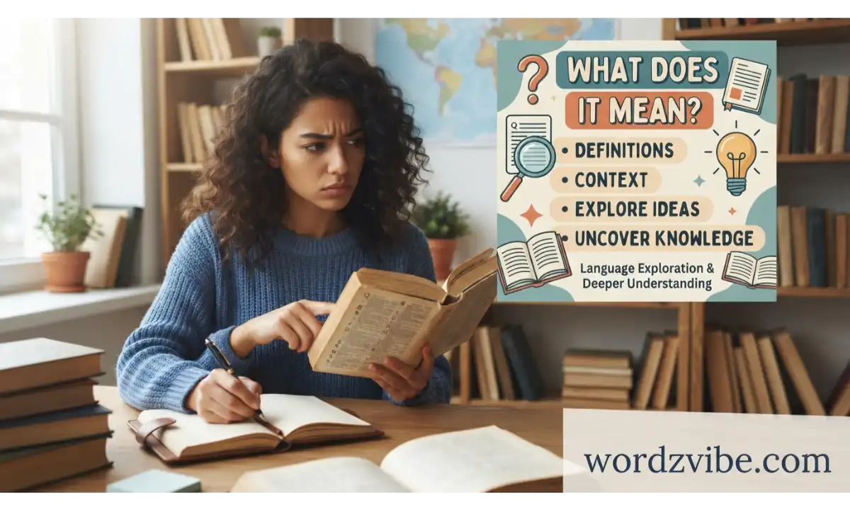 What Does It Mean