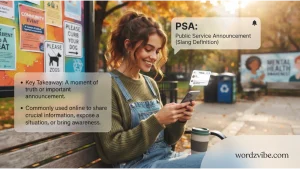 psa meaning slang