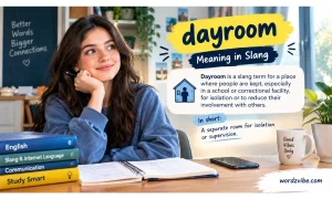 dayroom meaning slang