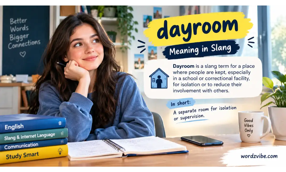 dayroom meaning slang
