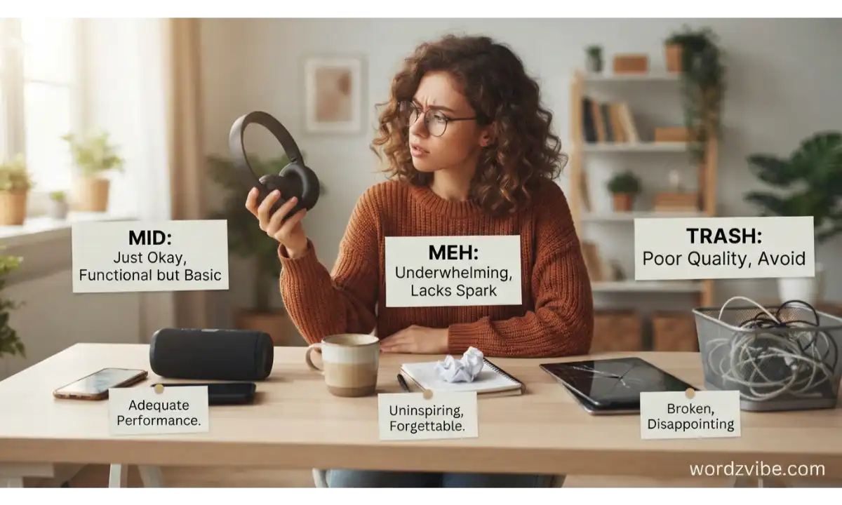 What Is the Difference Between Mid, Meh, and Trash?