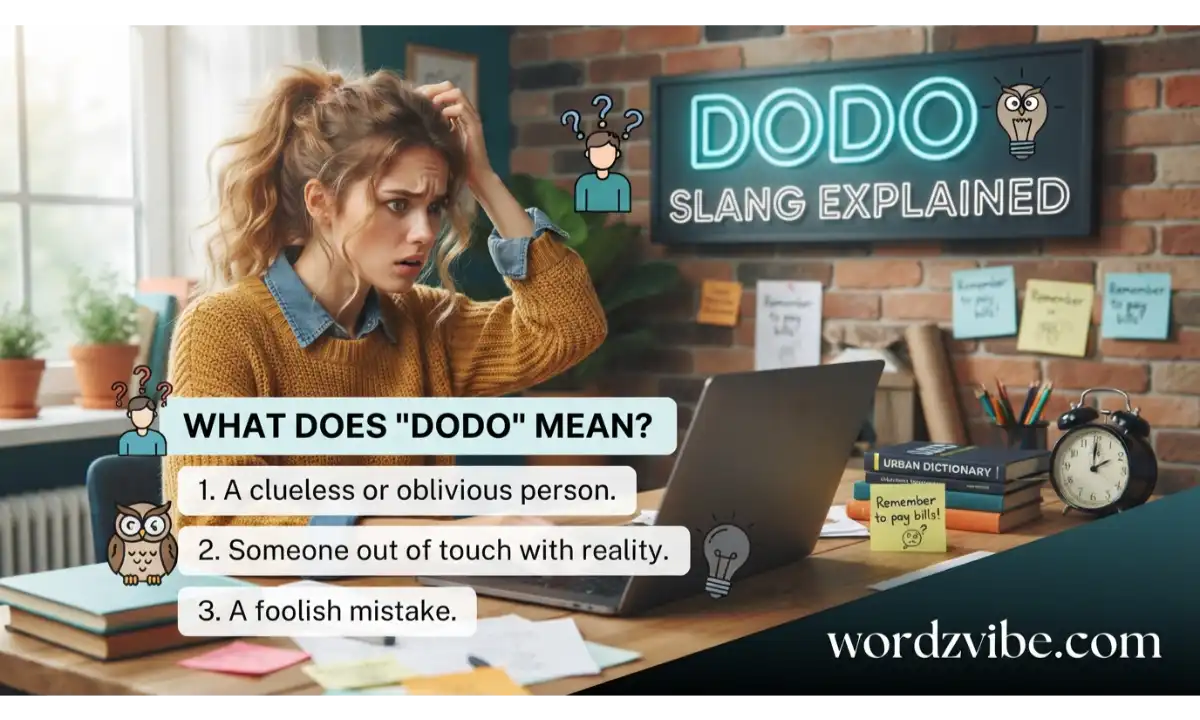 dodo meaning slang