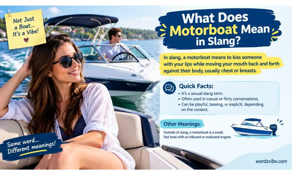 motorboat meaning slang