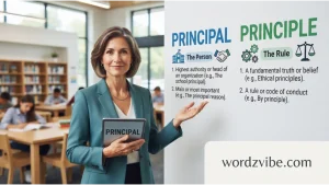 Principal vs Principle