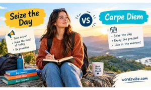 Seize the day vs Carpe diem difference