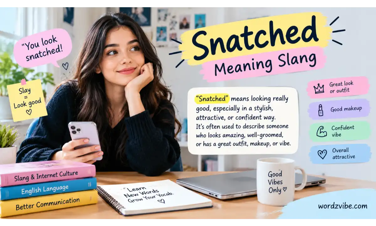 snatched meaning slang