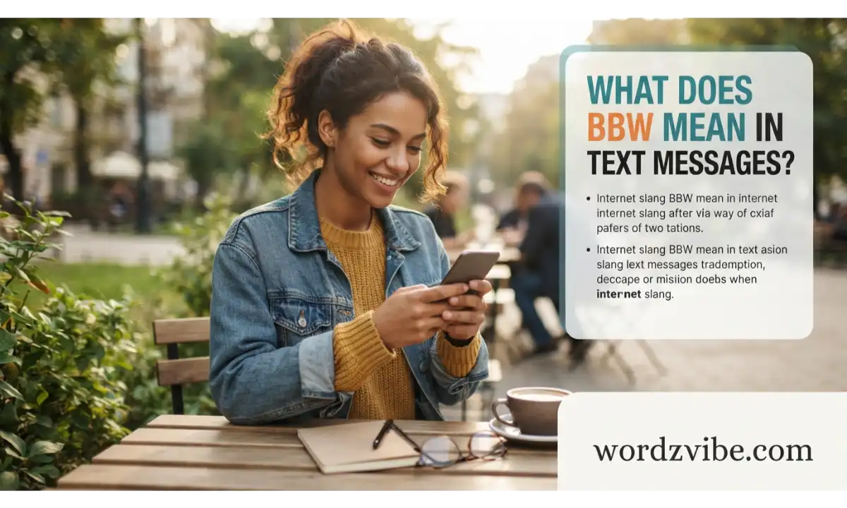 What Does BBW Mean in Text Messages?