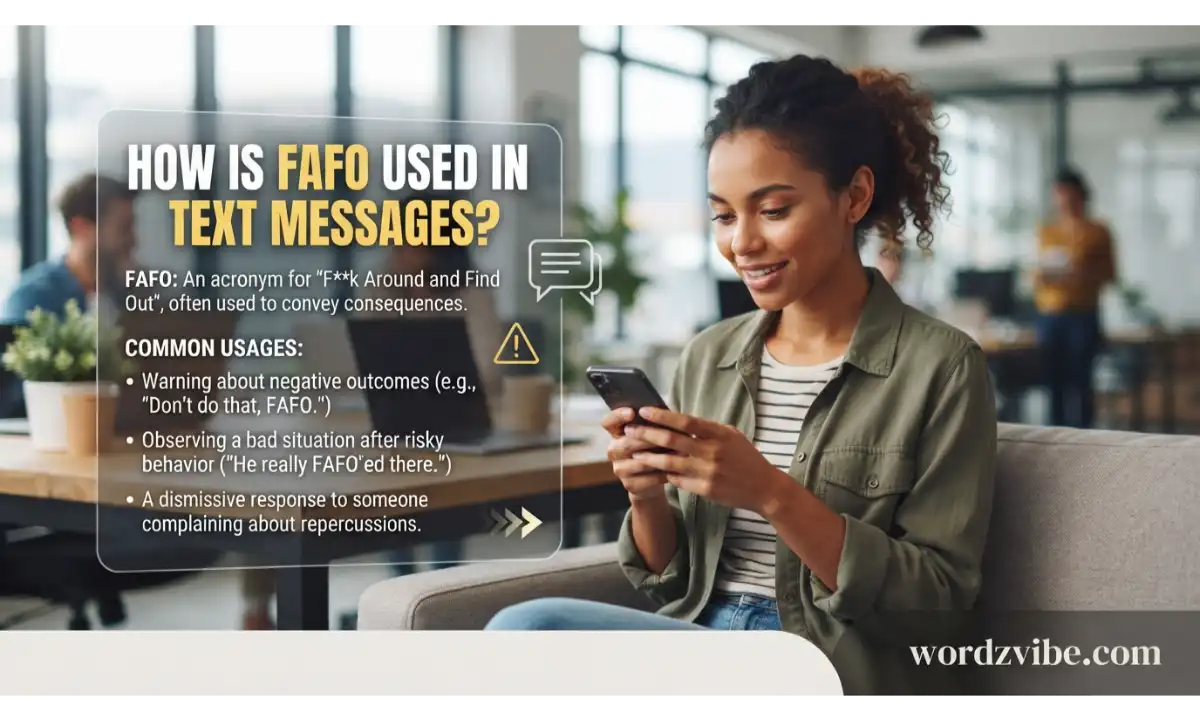 How Is FAFO Used in Text Messages?